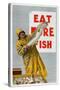 Eat More Fish, from the Series 'Caught by British Fishermen'-Charles Pears-Stretched Canvas