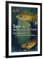 Eat More Fish-null-Framed Giclee Print