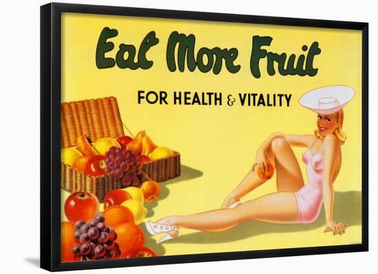 Eat More Fruit-null-Framed Art Print