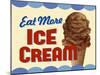 Eat More Ice Cream-Retroplanet-Mounted Giclee Print