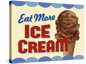 Eat More Ice Cream-Retroplanet-Stretched Canvas