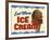 Eat More Ice Cream-Retroplanet-Framed Giclee Print