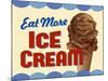 Eat More Ice Cream-Retroplanet-Mounted Giclee Print