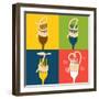 Eat Noodles-jhans-Framed Art Print