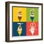 Eat Noodles-jhans-Framed Art Print