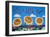 Eat Organic Building Mural, Salida, Colorado, USA-Walter Bibikow-Framed Photographic Print