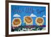 Eat Organic Building Mural, Salida, Colorado, USA-Walter Bibikow-Framed Photographic Print