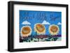 Eat Organic Building Mural, Salida, Colorado, USA-Walter Bibikow-Framed Photographic Print