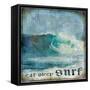 Eat Sleep Surf-Charlie Carter-Framed Stretched Canvas