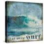 Eat Sleep Surf-Charlie Carter-Stretched Canvas