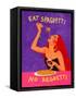 Eat Spaghetti No Regretti-Raissa Oltmanns-Framed Stretched Canvas