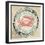 Eat The Crabs-The Saturday Evening Post-Framed Premium Giclee Print