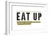 Eat Up (white)-Lantern Press-Framed Art Print