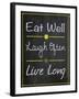 Eat Well-Lauren Gibbons-Framed Art Print