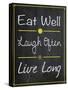 Eat Well-Lauren Gibbons-Stretched Canvas