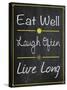 Eat Well-Lauren Gibbons-Stretched Canvas