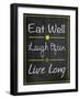 Eat Well-Lauren Gibbons-Framed Art Print