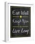 Eat Well-Lauren Gibbons-Framed Art Print