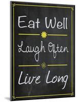 Eat Well-Lauren Gibbons-Mounted Art Print