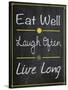 Eat Well-Lauren Gibbons-Stretched Canvas