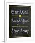 Eat Well-Lauren Gibbons-Framed Art Print