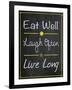 Eat Well-Lauren Gibbons-Framed Art Print