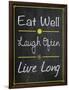 Eat Well-Lauren Gibbons-Framed Art Print