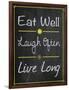 Eat Well-Lauren Gibbons-Framed Art Print