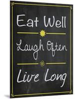 Eat Well-Lauren Gibbons-Mounted Art Print