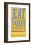 Eat Your Vegetables-John W^ Golden-Framed Art Print