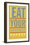 Eat Your Vegetables-John W^ Golden-Framed Art Print