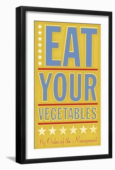 Eat Your Vegetables-John W^ Golden-Framed Art Print