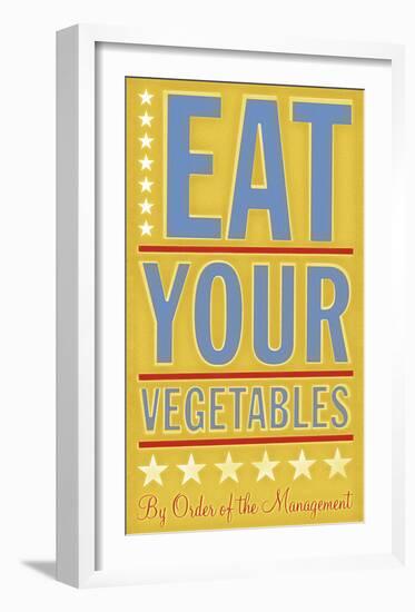 Eat Your Vegetables-John W^ Golden-Framed Art Print