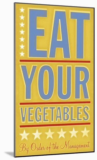 Eat Your Vegetables-John W^ Golden-Mounted Art Print