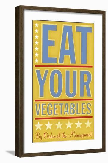 Eat Your Vegetables-John W^ Golden-Framed Art Print