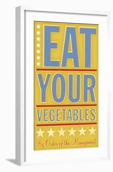 Eat Your Vegetables-John W^ Golden-Framed Art Print