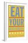 Eat Your Vegetables-John W^ Golden-Framed Art Print