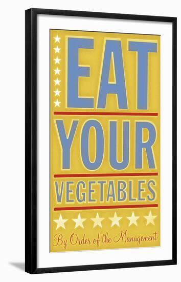 Eat Your Vegetables-John W^ Golden-Framed Art Print