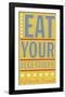 Eat Your Vegetables-John W^ Golden-Framed Art Print