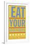 Eat Your Vegetables-John W^ Golden-Framed Art Print