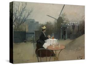 Eating Al Fresco (Plein Air). Ca. 1890-91-Ramon Casas i Carbó-Stretched Canvas