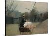 Eating Al Fresco (Plein Air). Ca. 1890-91-Ramon Casas i Carbó-Stretched Canvas