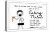 Eating Naked-Reza Farazmand-Stretched Canvas