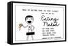 Eating Naked-Reza Farazmand-Framed Stretched Canvas