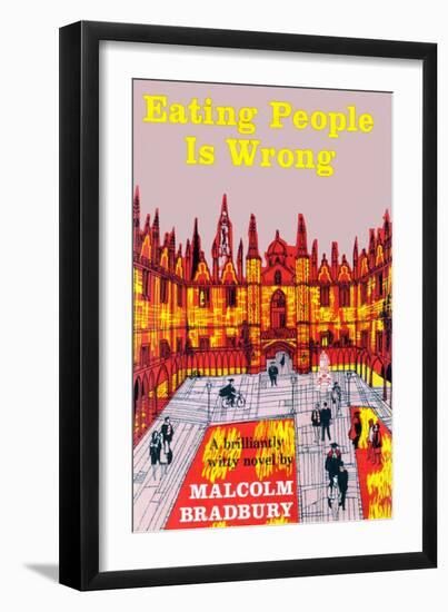 Eating People in Wrong-null-Framed Art Print