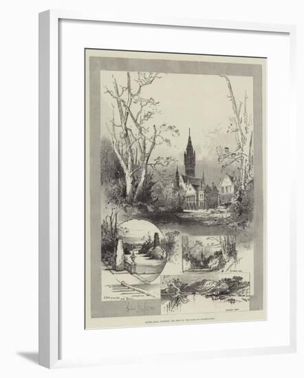 Eaton Hall, Chester, the Seat of the Duke of Westminster-Herbert Railton-Framed Giclee Print