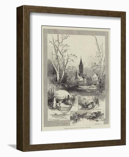 Eaton Hall, Chester, the Seat of the Duke of Westminster-Herbert Railton-Framed Giclee Print