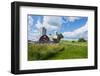 Eau Claire, Wisconsin, Farm and Red Barn in Picturesque Farming Scene-Bill Bachmann-Framed Photographic Print