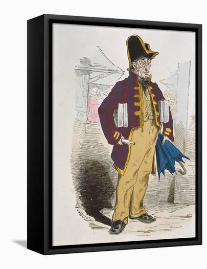 Eau De Cologne Seller in 1845-Jean Antoine Valentin Foulquier-Framed Stretched Canvas