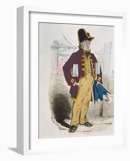 Eau De Cologne Seller in 1845-Jean Antoine Valentin Foulquier-Framed Giclee Print